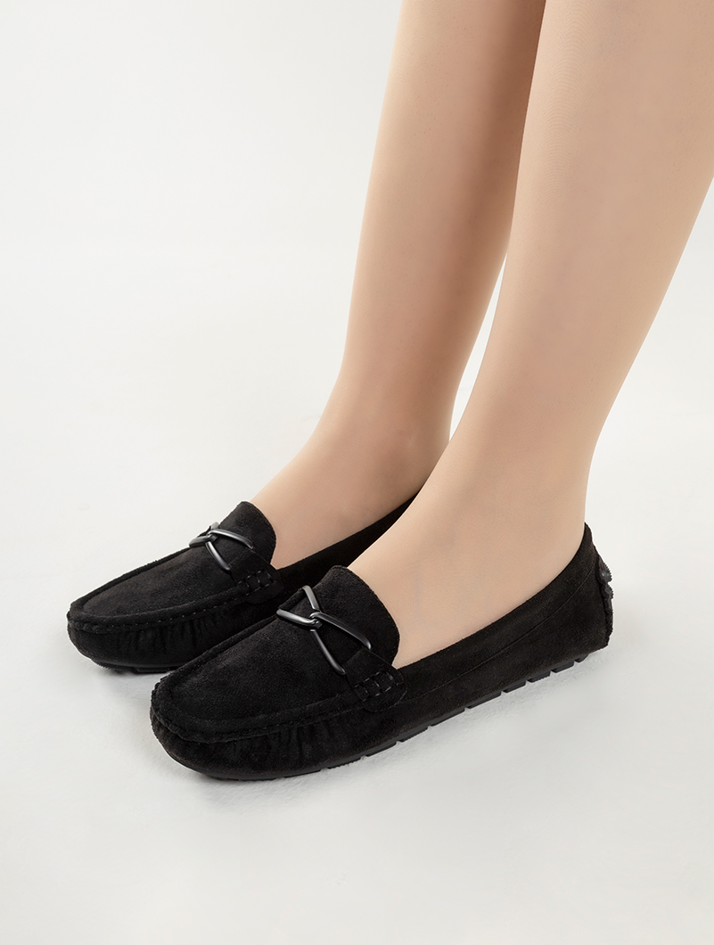 Mocassins en daim